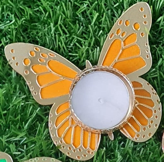 T light holder size 3 - 4" for order more than 50 PCs ( Butterfly ) per Piece